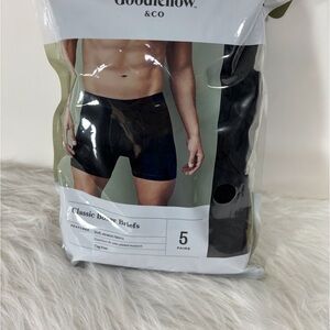 Reebok by Goodfellow & Co. Boxer underwear briefs 5 pair Small 28 to 30